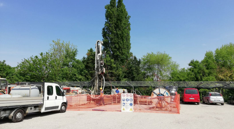 Lavori oer fornire servizi geotermici al sito industriale Rangoni e Affini di Mantova